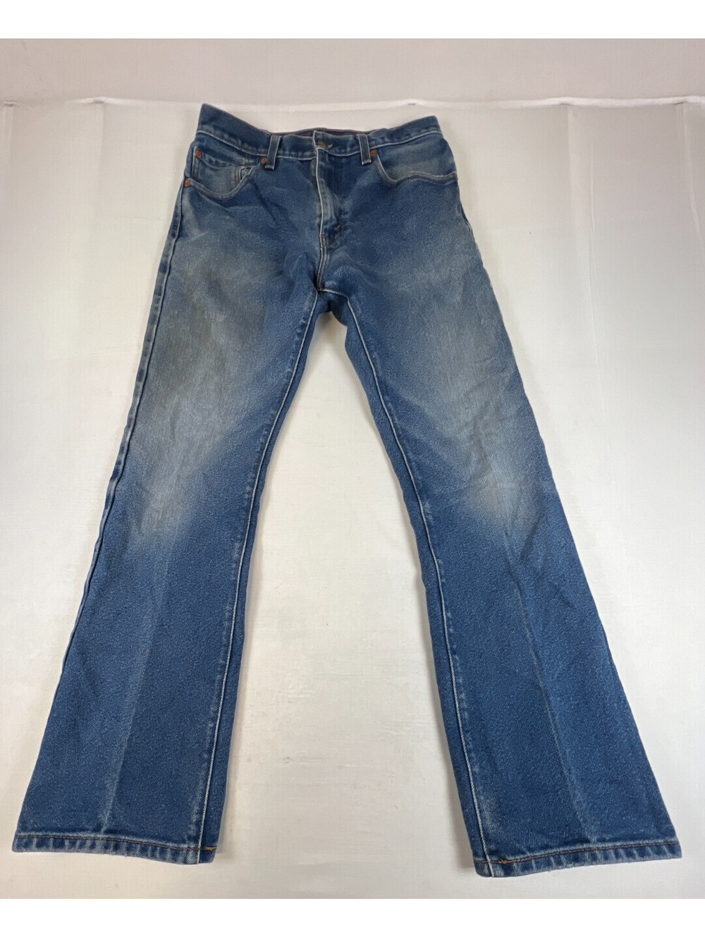 Levi's Men 32x34 517 Boot Cut Blue Denim Jeans Cotton Western Retro